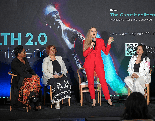 Panel discussion on stage