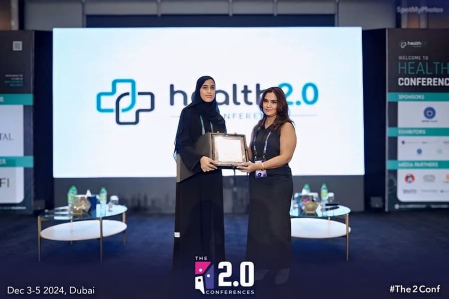 Khalifa University Student Honored with Young Achiever Award at Health 2.0 Conference